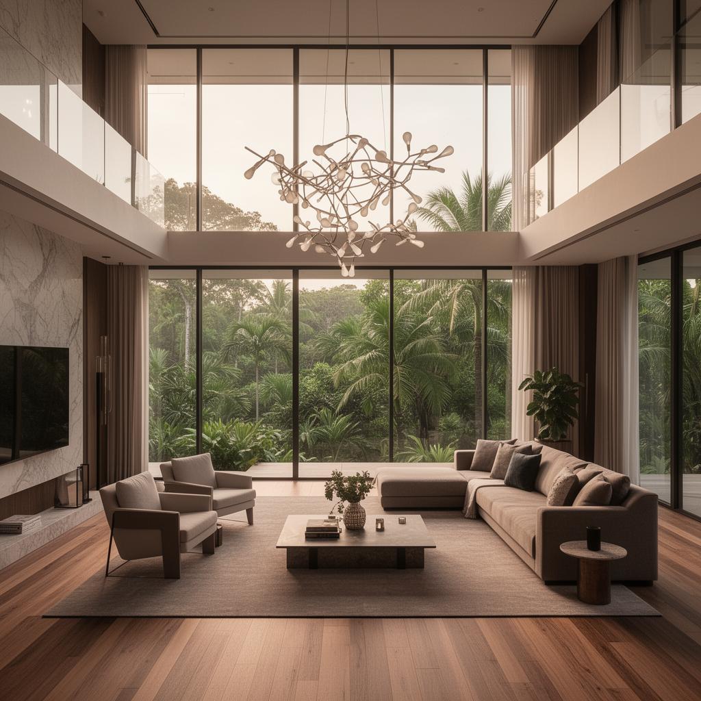 Interior reference — The flagship four-storey villa.
